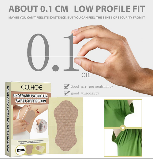 Hyd. Sweat Patch MFX, Armpit Sweat Pads Unisex [100 PCS]