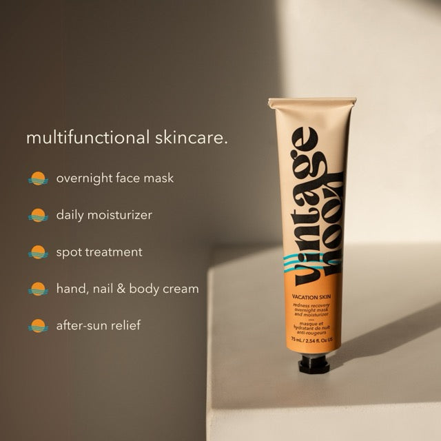Hyd. Vacation Skin Redness Recovery Overnight Mask and Moisturizer
